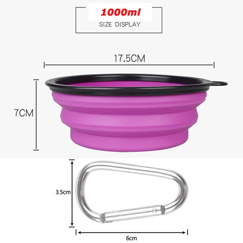 sPAWrkle™  Portable Folding Silicone Bowl