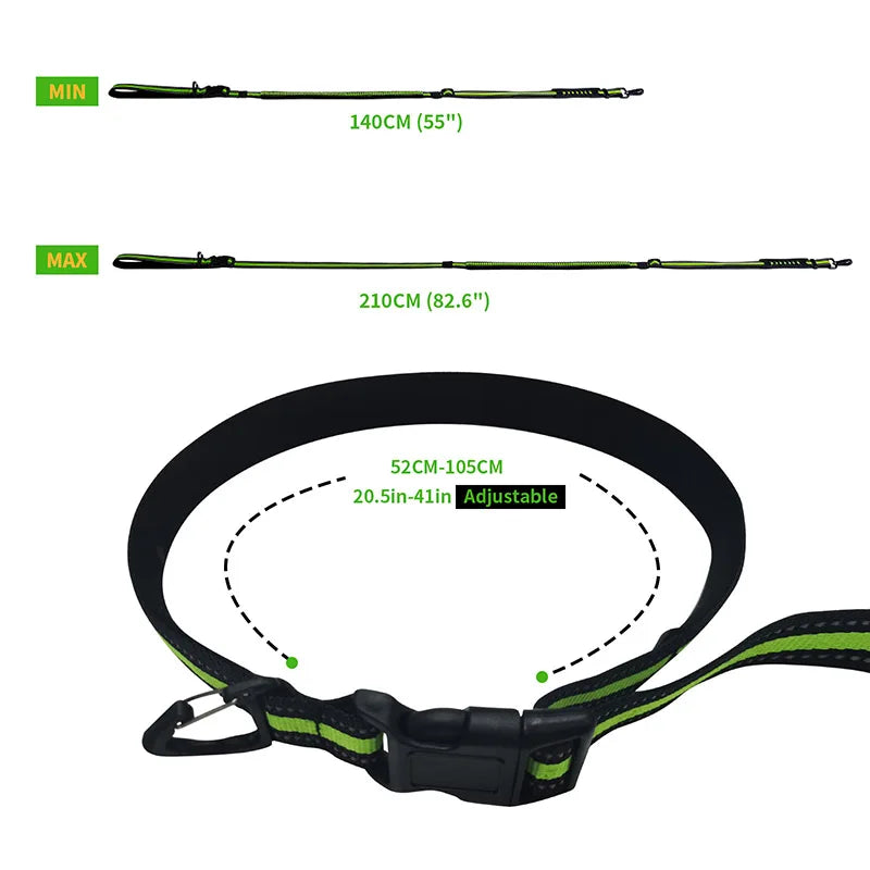 sPAWrkle™ Hands-Free Dog Leash