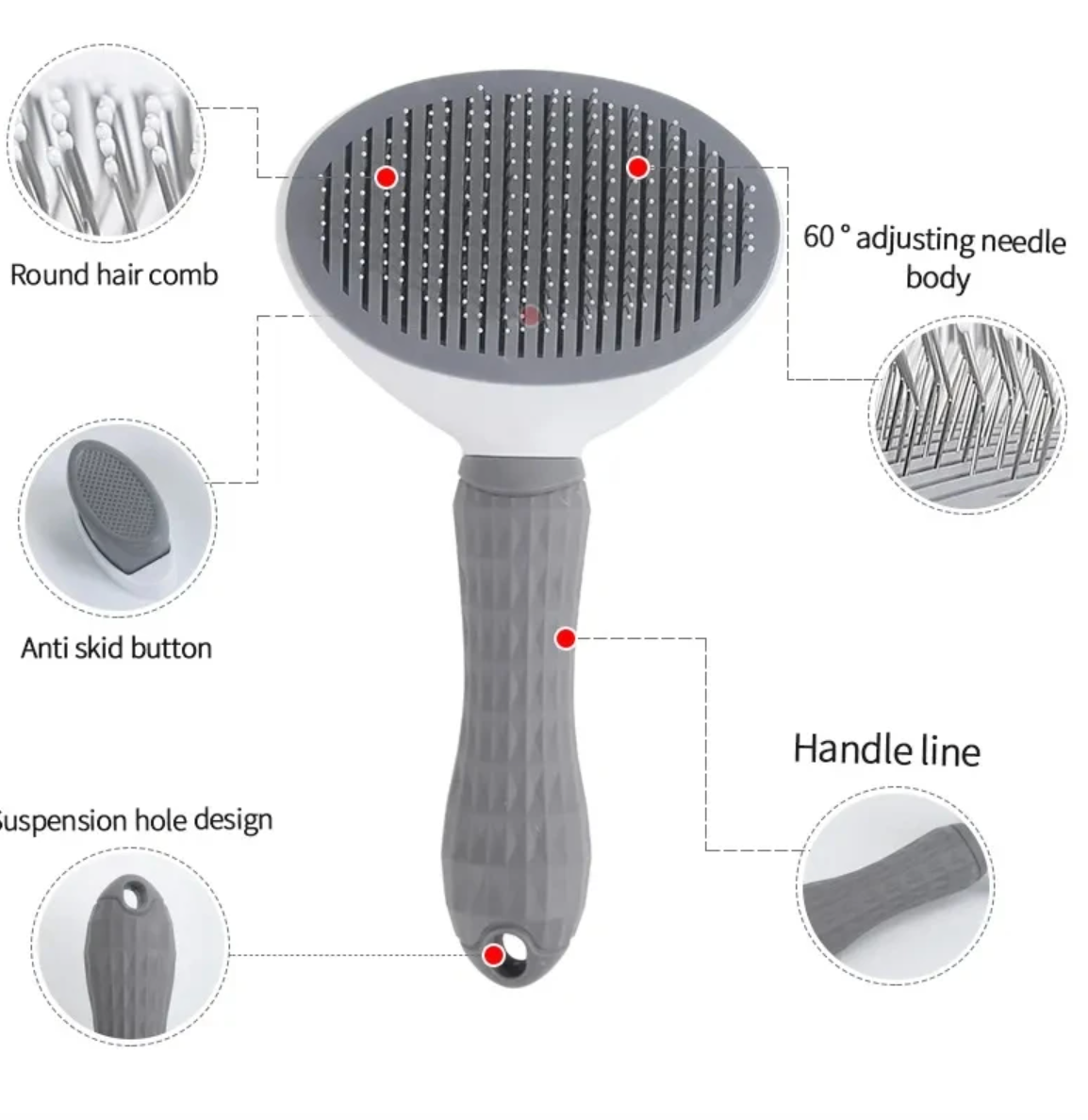 sPAWrkle Pet's Hair Brush